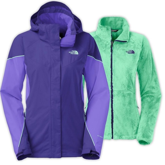 The North Face 2015 Boundary TriClimate 3 in 1 Jacket Coat Windbreaker Size P/S - Picture 1 of 10